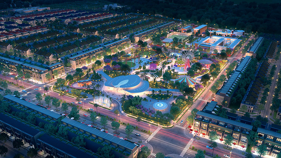 Khu đô thị Gem Sky World của tập đoàn Đất Xanh phát triển nằm trong quy hoạch vùng 2 của sân bay Long Thành.