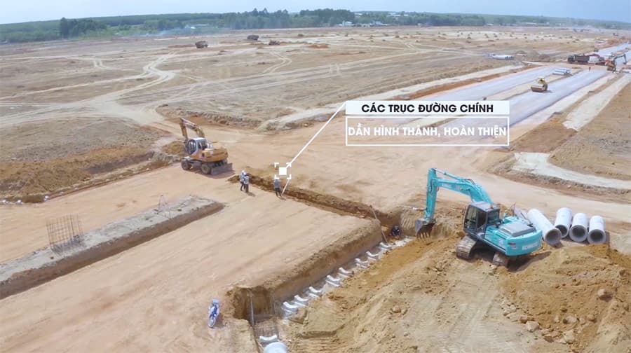 Tiến độ dự án Gem Sky World 92ha Long Thành mới nhất 2020