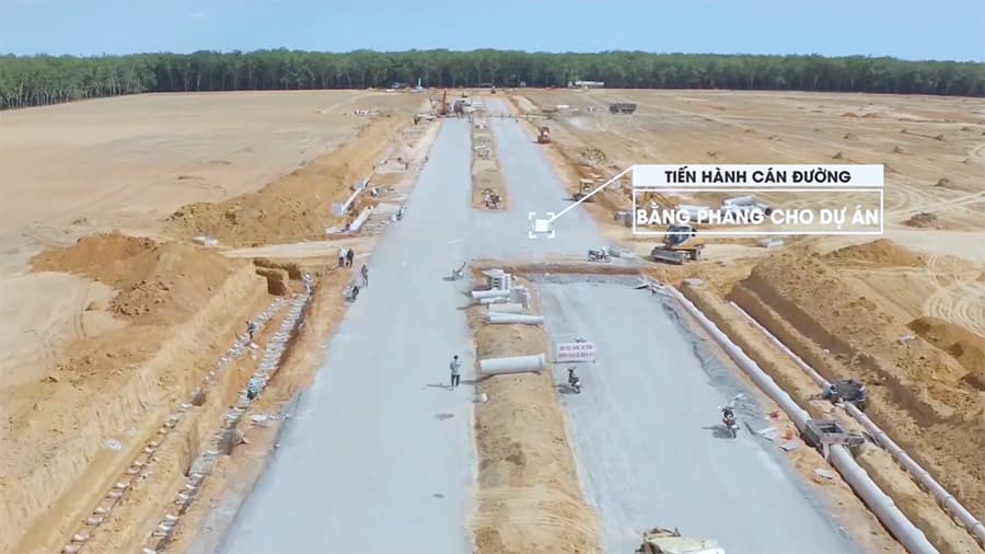 Tiến độ dự án Gem Sky World 92ha Long Thành mới nhất 2020