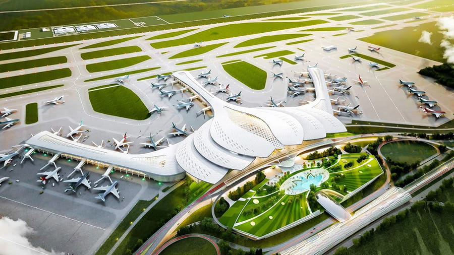 Vị trí dự án Gem Sky World liền kề sân bay quốc tế Long Thành